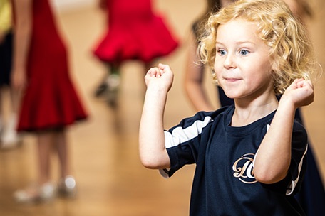 Young girl at a Dance Crazy Studios Uni Teds dance class